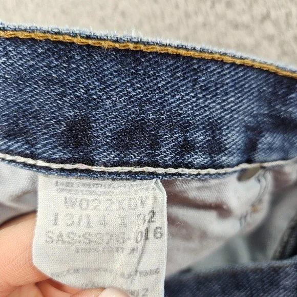 Wrangler Jeans Womens 14 Blue Denim High Rise Straight Leg Western Cowgirl - Picture 3 of 16